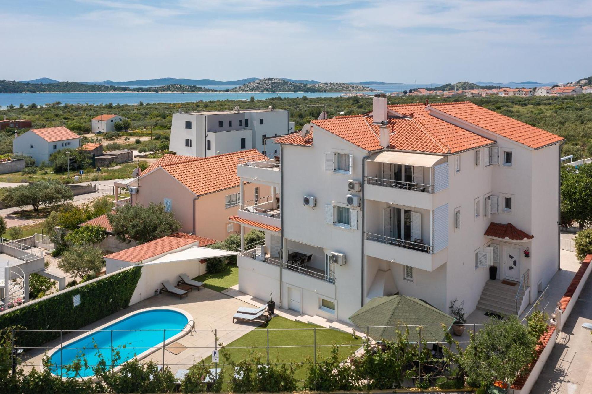 Sea View Apartments Tihi II Vodice Ngoại thất bức ảnh