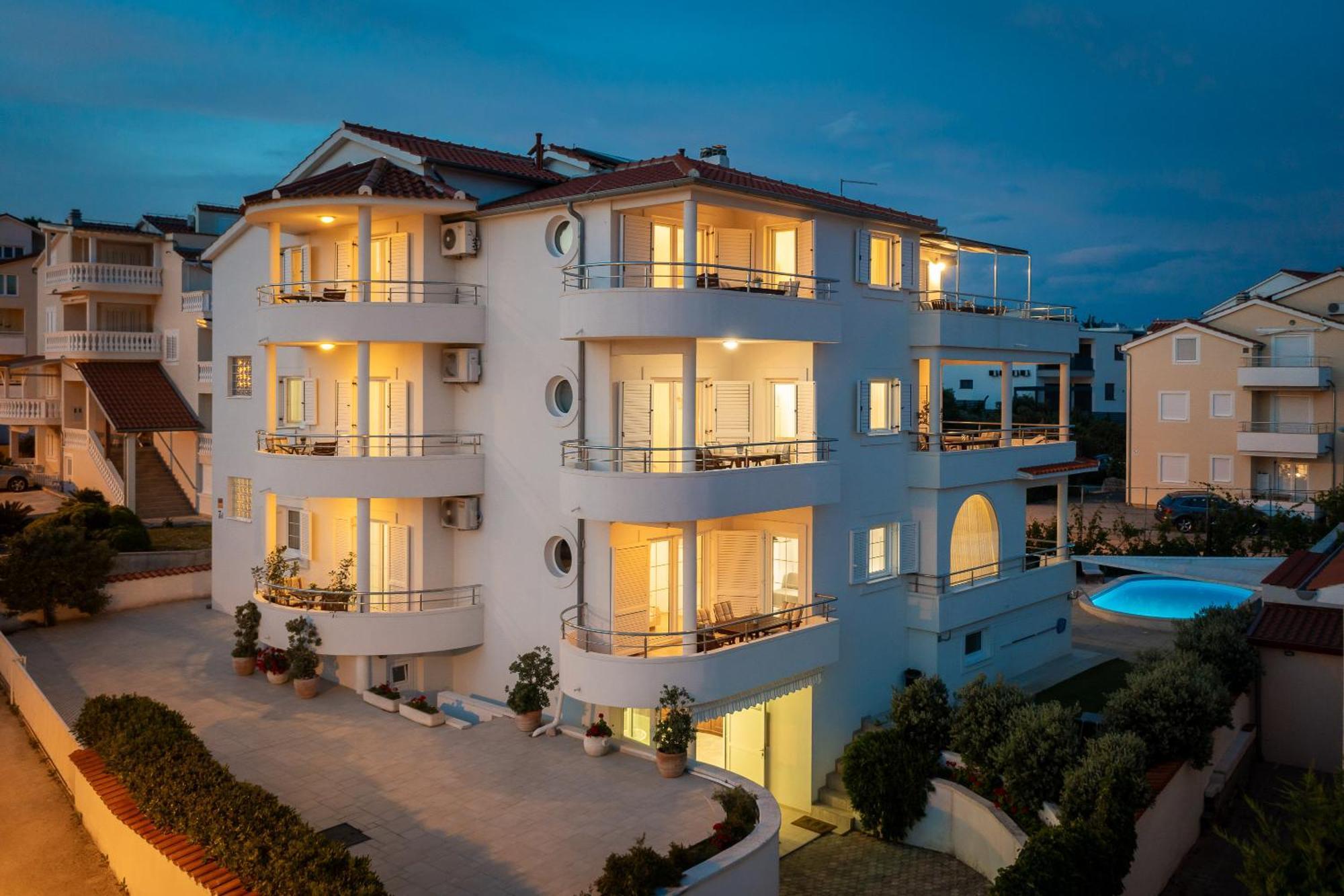 Sea View Apartments Tihi II Vodice Ngoại thất bức ảnh