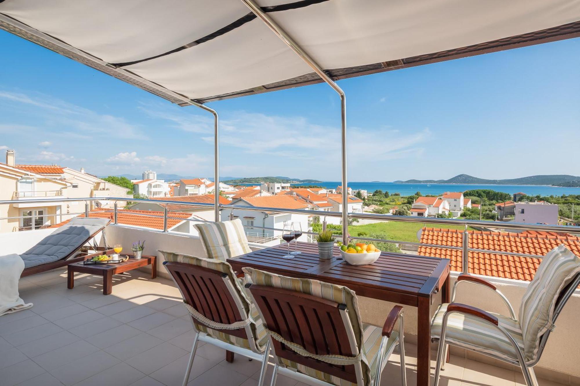 Sea View Apartments Tihi II Vodice Ngoại thất bức ảnh