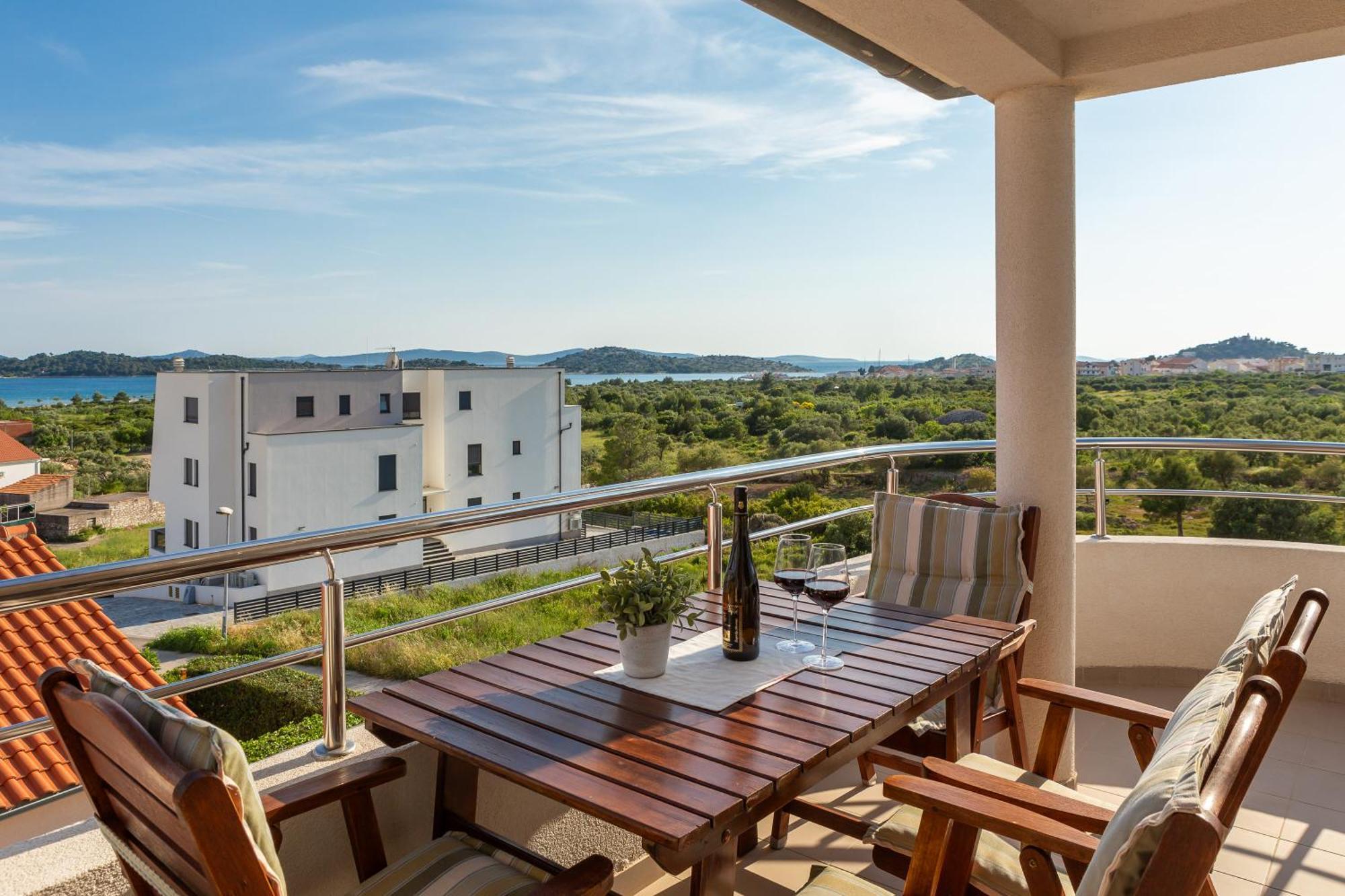 Sea View Apartments Tihi II Vodice Ngoại thất bức ảnh